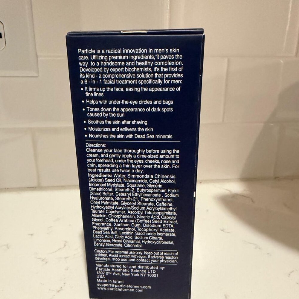 Particle Men's 6-in-1 Anti-Aging Face Cream NEW - Picture 2 of 2